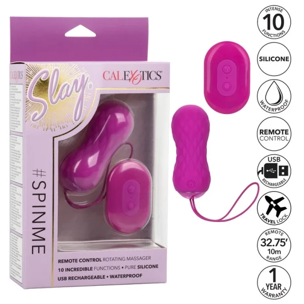 Slay SPINME Remote Control Textured Bullet