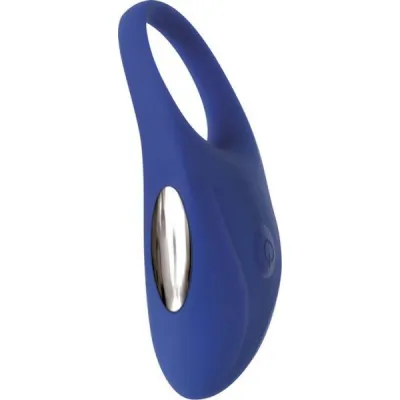 The Rechargeable Couples Penis Ring Blue