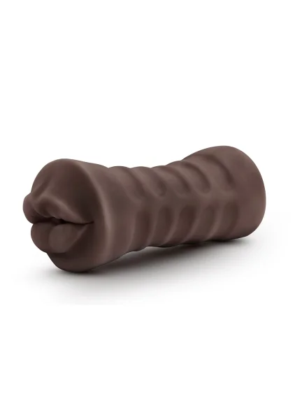 Hot Chocolate Renee Mouth Shaped Penis Masturbator By Blush