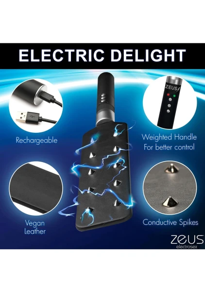 Zeus E-Stim Spiked Paddle