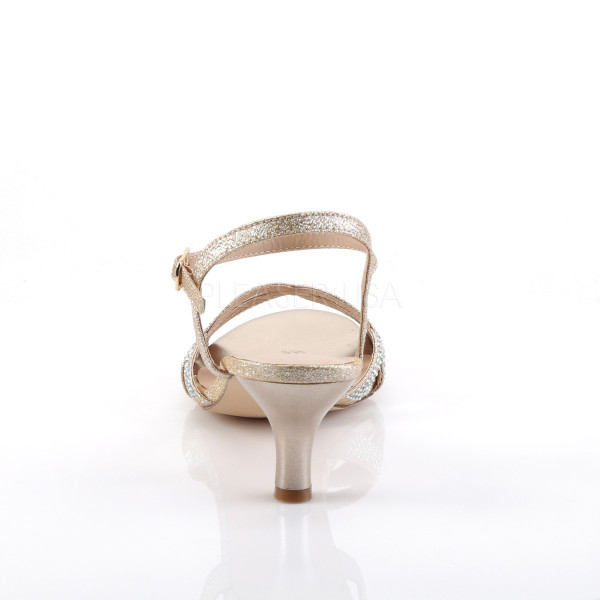 2 1/2 inches Kitten Heel, Ankle Strap Criss-Cross Sandal — image 8 of 8