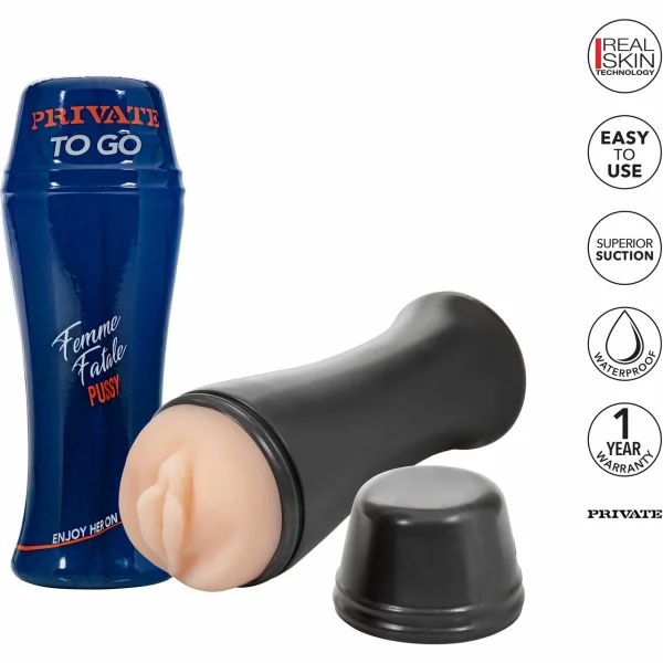 Private Femme Fatale Vacuum Cup To Go Penis Masturbator By CalExotics