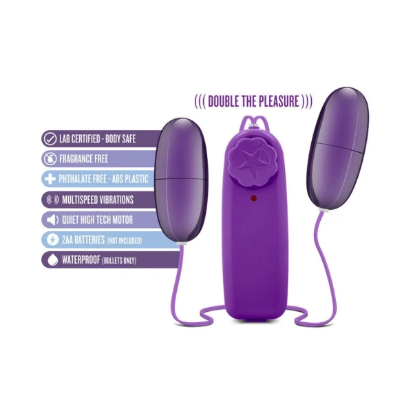 Double Pop Eggs Vibrating Bullet
