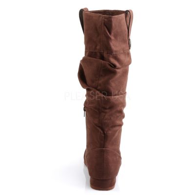 Microfiber Renaissance Pull On Mid Calf Boot