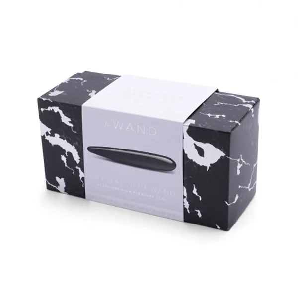Le Wand Crystal Slim Wand Black Obsidian