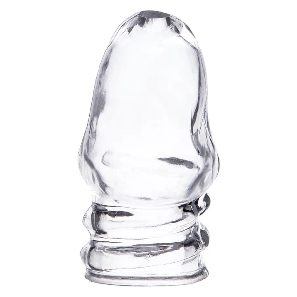 Bondara Head Start Clear TPR Penis Head Sleeve – 3 Inch