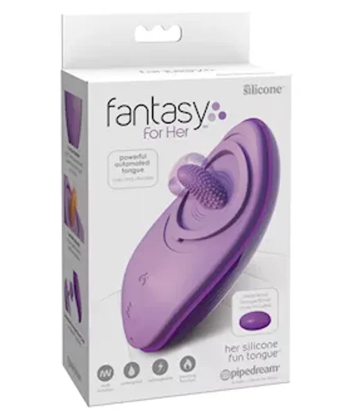 Fantasy For Her Her Silicone Fun Tongue - Purple