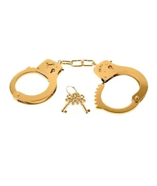 Fetish Fantasy Series Metal Cuffs - Gold — image 8 of 8