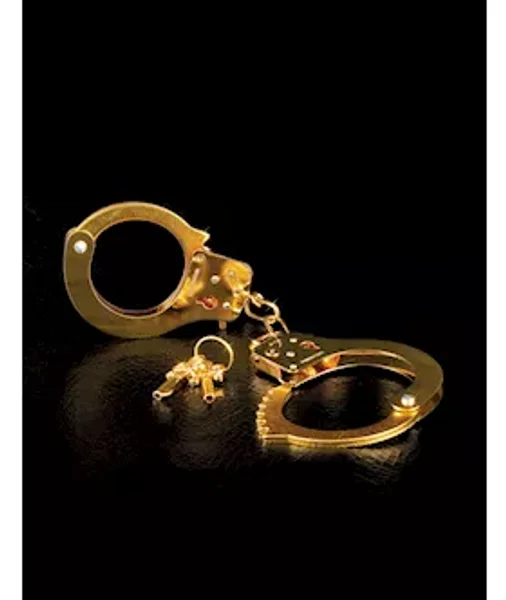 Fetish Fantasy Series Metal Cuffs - Gold — image 7 of 8