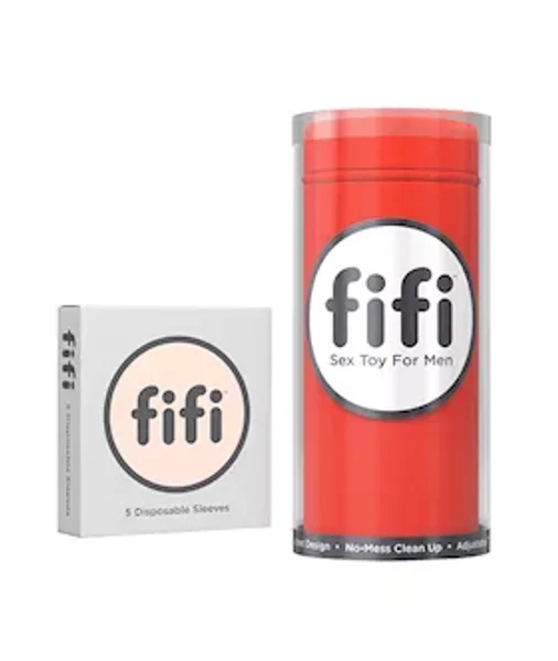 Fifi Masturbator  With 5 Sleeves - Red — image 5 of 5