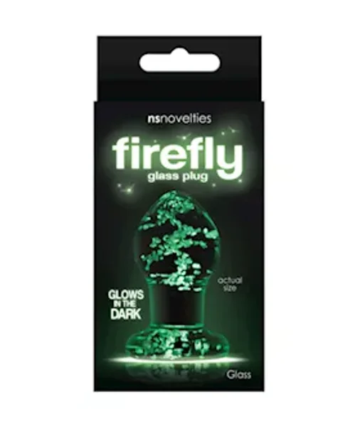 Firefly Glass Plug - Clear - Small — image 2 of 2