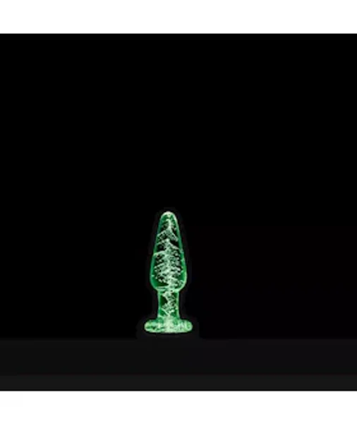 Firefly Glass Tapered Plug  - Clear -  Small — image 3 of 4