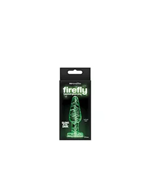 Firefly Glass Tapered Plug  - Clear -  Small — image 4 of 4