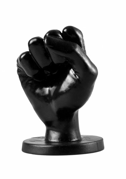 All Black Fist 14 cm - Black - Anal Butt Plug
