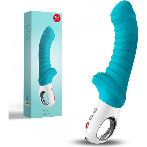 Fun Factory Tiger G-Spot Strong Vibrator - Petrol Blue