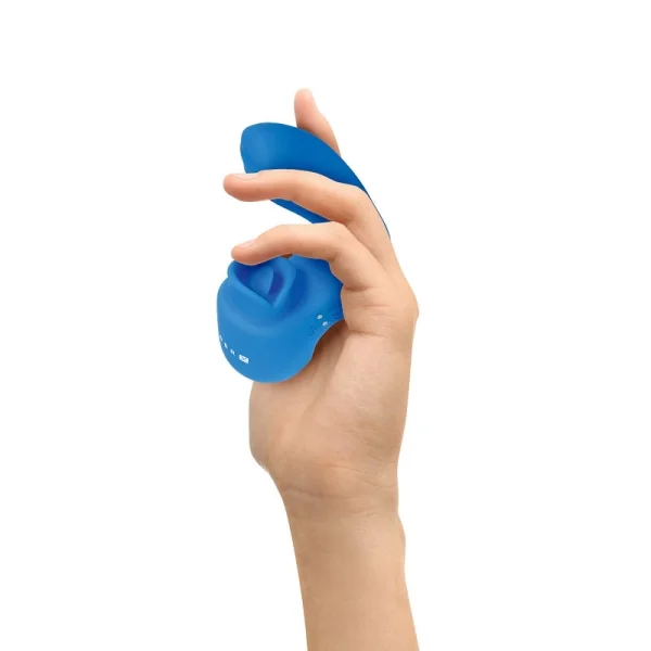 Gender X Flick It Finger Vibrator Blue