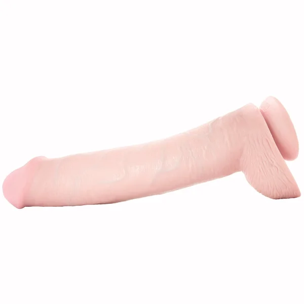 King Cock 15" Cock With Balls - Light