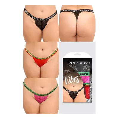 Trippy Vibes Panty Pack Queen Size