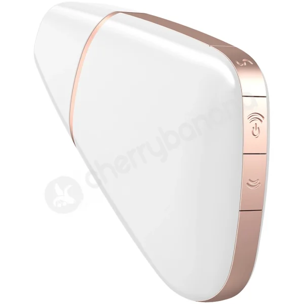 Satisfyer Love Triangle White App Controlled Vibrating Clitoral Stimulator