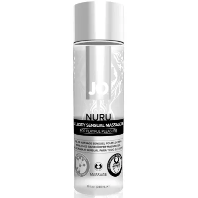 JO Nuru Massage Gel Fragrance Free Massage 8 Oz 240 ml