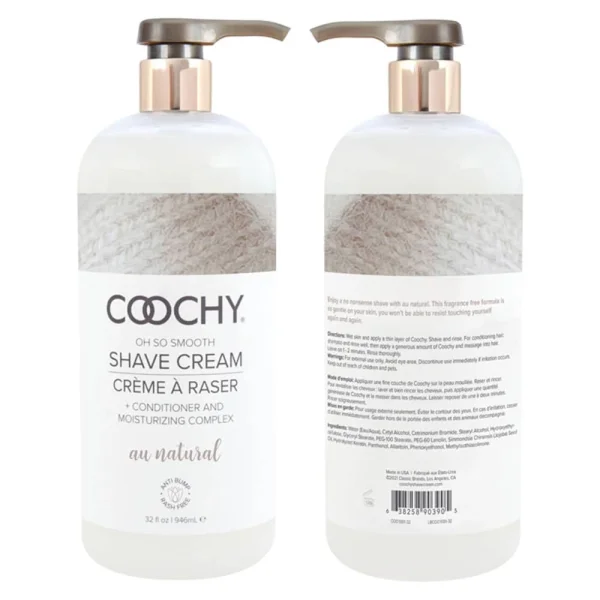 Coochy Shave Cream Au Natural 32 Oz.