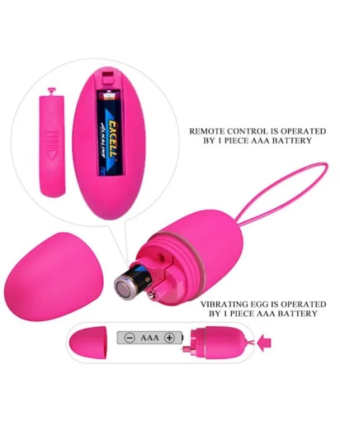 Selkie Vibrating Love Egg - Hot Pink