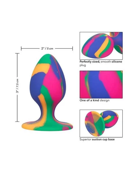Cheeky Tie-dye Butt Plug