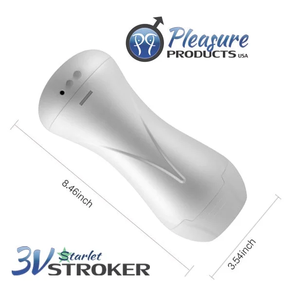 3v Talking And Vibrating Starlet Stroker Nickey Huntsman