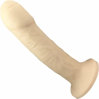 Uncut 2 Dual Density O2 Silicone Dildo By Tantus Warm Ivory