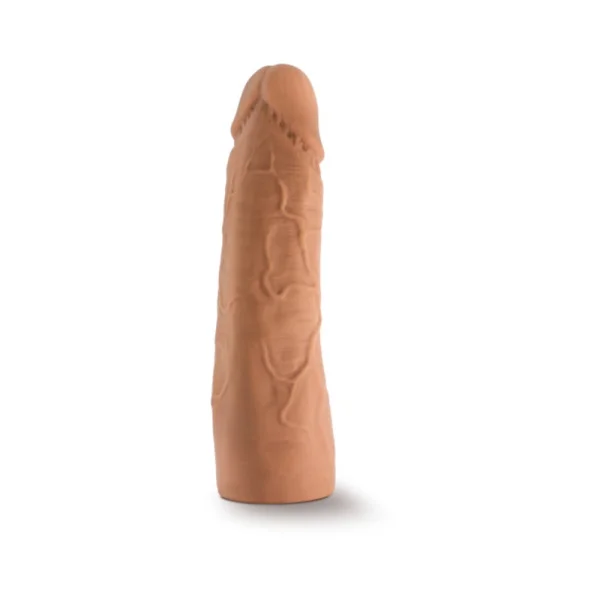 The Realm - Realistic 7in Lock On Dildo - Mocha