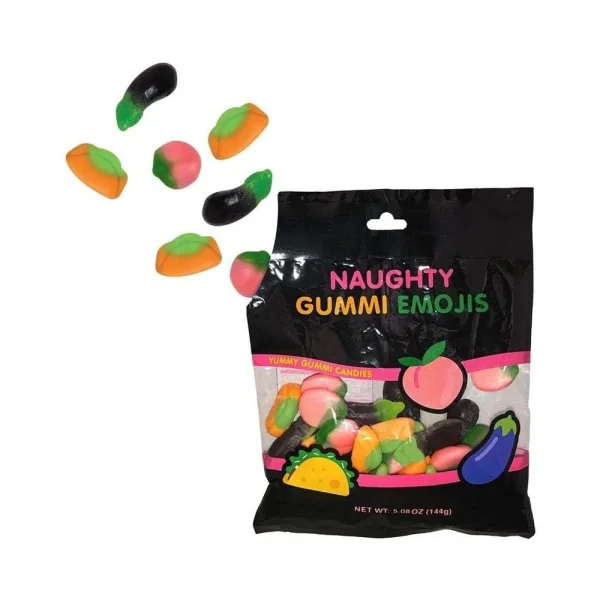 Naughty emoji gummies
