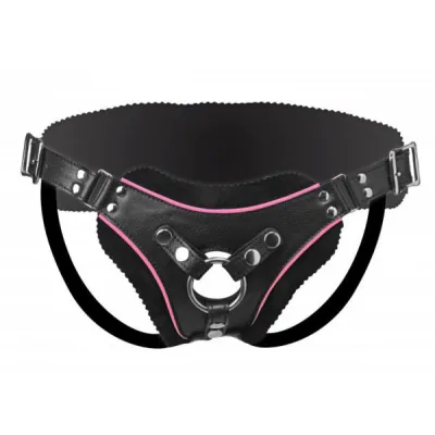 Flamingo Low Rise Strap On Harness Black O S