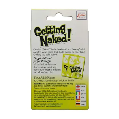 Getting Naked Card Game
