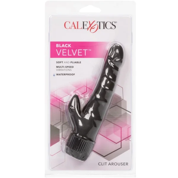 CalExotics Black Velvet Vibrating Clit Arouser