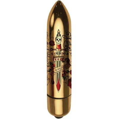 Ro 80mm Limited Deadly Passion Bullet Vibrator Gold 3 1 Inch