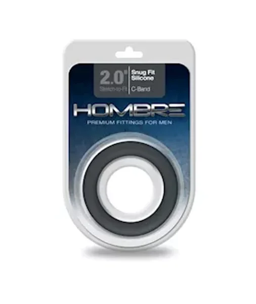 Hombre Snug-fit Silicone C-band Charcoal Black - Black — image 2 of 2
