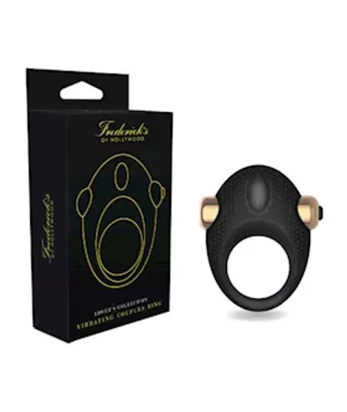 Fredericks Of Hollywood Couples Vibrating C-ring - Black / Gold — image 4 of 4