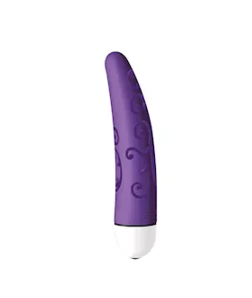 Joystick Comfort Vibrator - Velvet - Purple - 4.5 Inch — image 2 of 2
