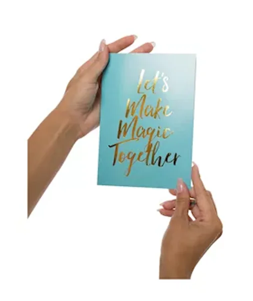 Let's Make Magic Together Greeting Card - Turquoise — image 12 of 16