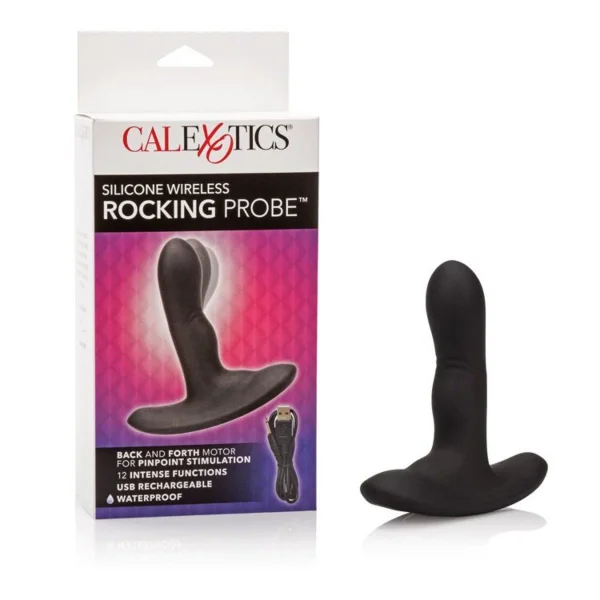 Eclipse Silicone Wireless Rocking P-spot Probe - Black