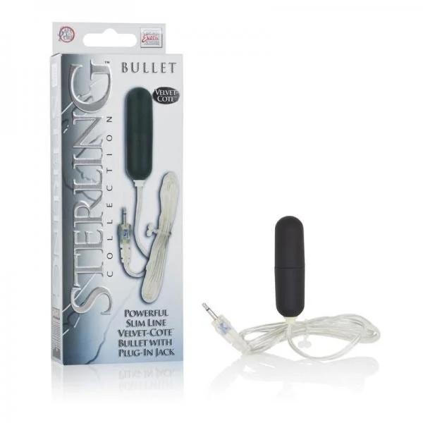 Sterling Slimline Velvet Cote Bullet Black