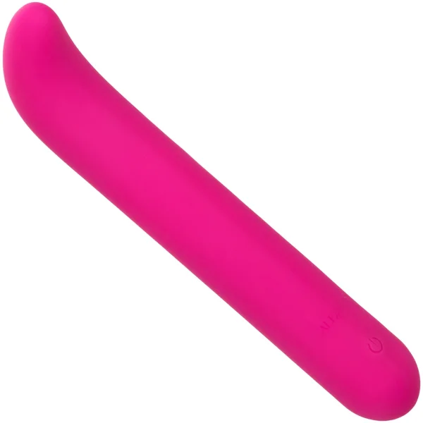 Bliss Liquid Silicone G Vibe Rechargeable Waterproof G-Spot Vibrator - Pink