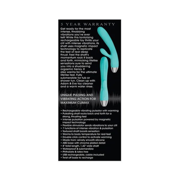 A&e Eve's Rechargeable Pulsating Dual Massager — image 8 of 9