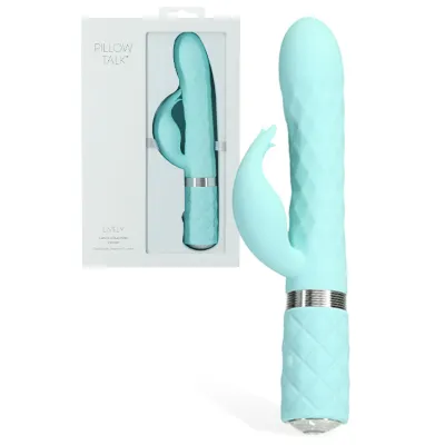 Pillow Talk Lively 8 5 Rotating Rabbit Vibrator with Swarovski Crystal Accent