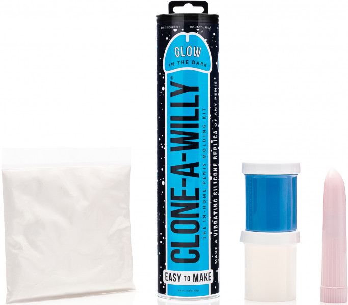 Clone a Willy Glow in the Dark Blue