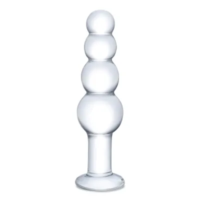 Glas 7 25 Glass Beaded Butt Plug