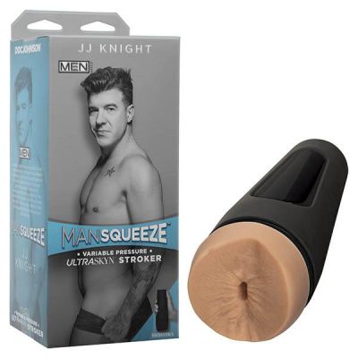 Man Squeeze JJ Knight Ass