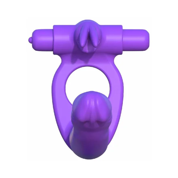 Fantasy C-ringz Silicone Double Penetrator Rabbit
