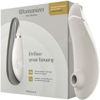 Womanizer Premium 2 Grey Luxurious Clitoral Stimulator