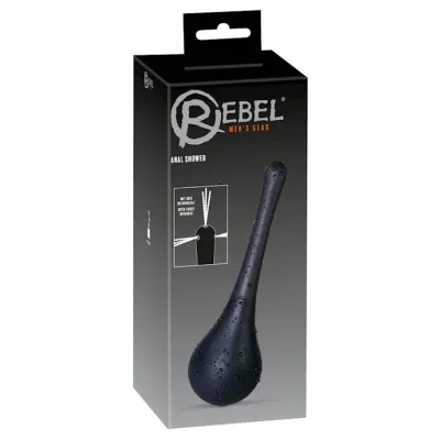 Rebel Anal Shower Black Black 10
